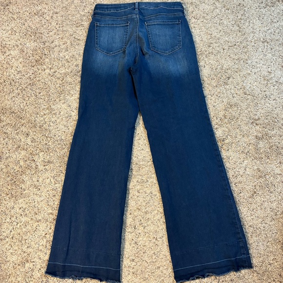 NYDJ Women's Dark Blue Flare Jeans - Picture 5 of 9